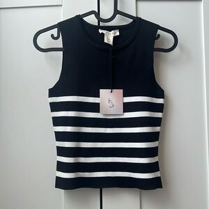 Stripe muscle tank